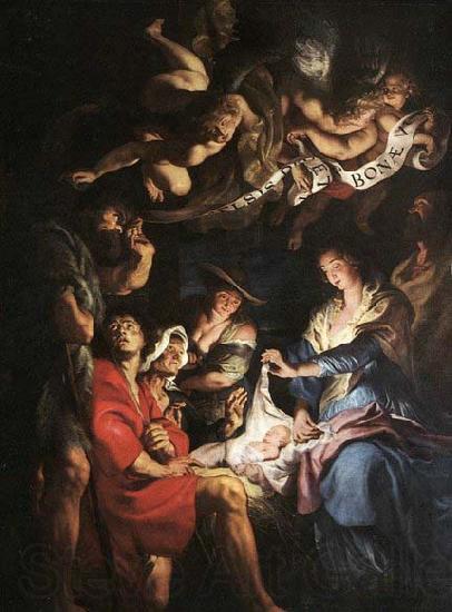 unknow artist Adoration of the Shepherds Spain oil painting art
